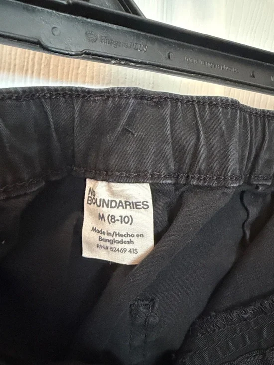 No Boundaries Black Elastic Waist Pants - Picture 2 of 3